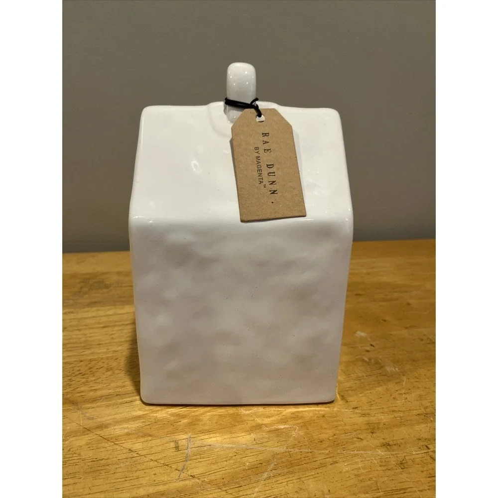 Rae Dunn White Square WISH Birdhouse Spring Artisan Collection Magenta 2019‎